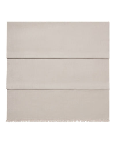 N.Peal Women's Pashmina Cashmere Shawl Oat Grey
