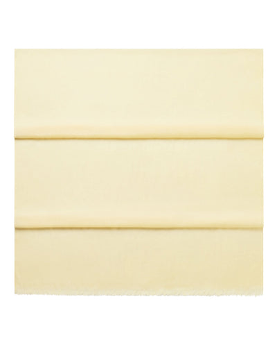 N.Peal Women's Ultrafine Pashmina Cashmere Shawl Butter Yellow