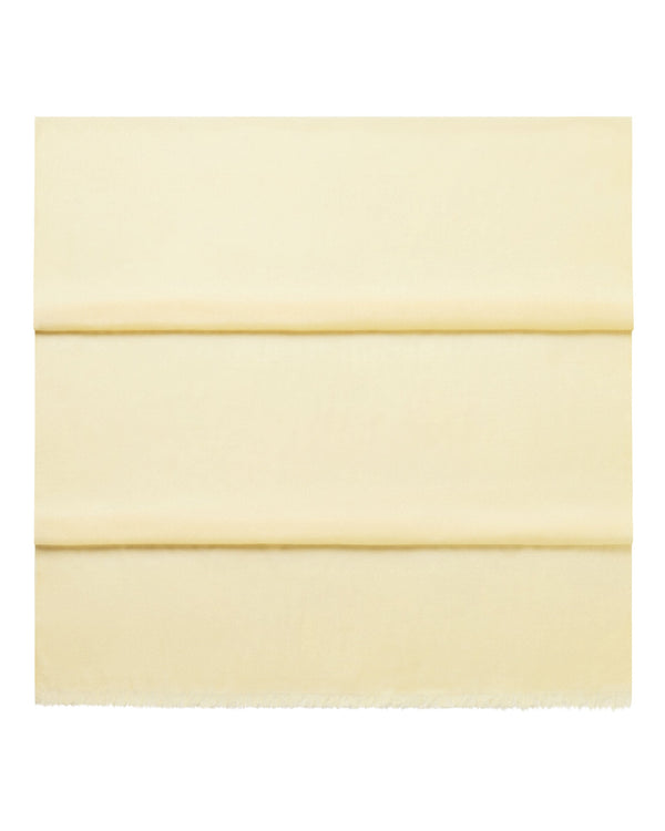 N.Peal Women's Ultrafine Pashmina Cashmere Shawl Butter Yellow