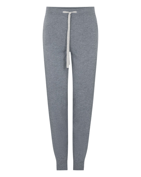 N.Peal Men's Ladbroke Cashmere Jogger Ash Grey