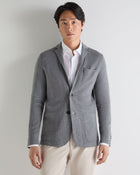 Men's Marlborough Fine Gauge Cashmere Jacket Graphite Grey