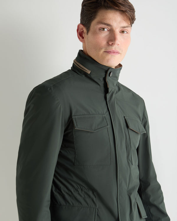 N.Peal Men's Hampton Weatherproof Jacket Dark Green