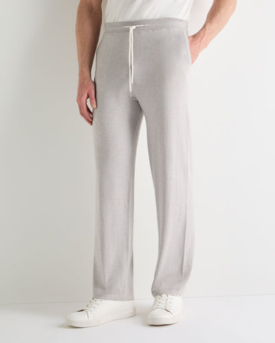 N.Peal Men's Cotton Blend Jogger Fumo Grey