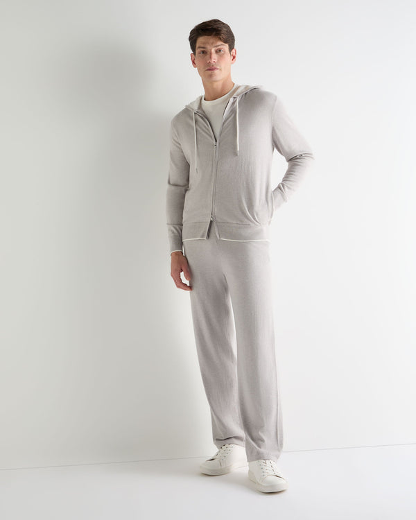 N.Peal Men's Cotton Blend Jogger Fumo Grey