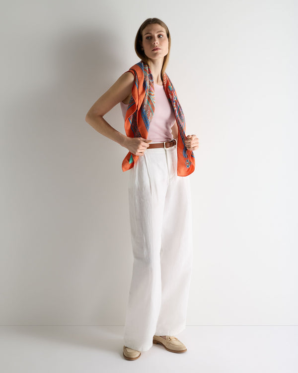 N.Peal Women's Ella Superfine Cashmere Shell Top Rosewater Pink