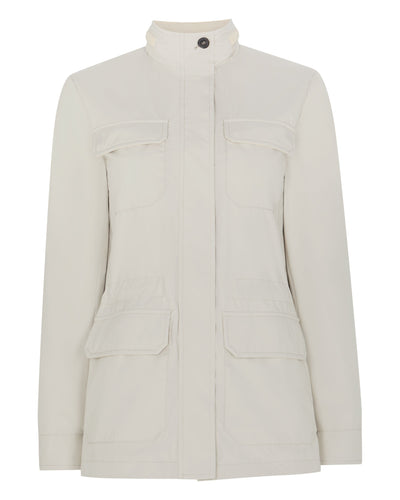 N.Peal Women's Avola Weatherproof Jacket Stone Brown