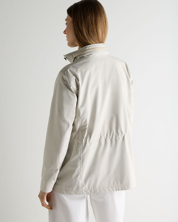 N.Peal Women's Avola Weatherproof Jacket Stone Brown