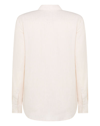 Women's Rochelle Linen Shirt Stone Brown