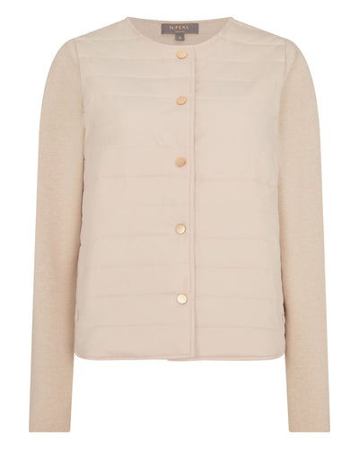 N.Peal Women's Ida Technical Jacket Sandstone Brown