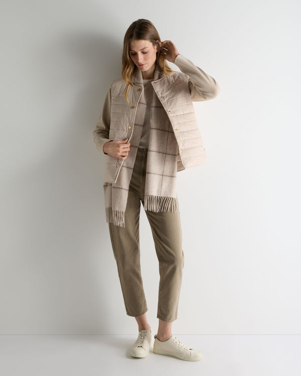 N.Peal Women's Ida Technical Jacket Sandstone Brown
