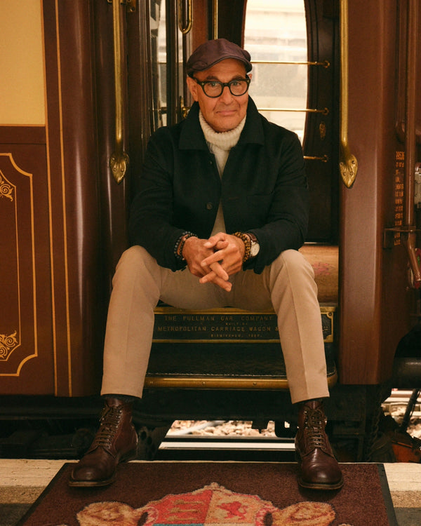 N.PEAL x TUCCI CASHMERE UTILITY JACKET Dark Navy Blue