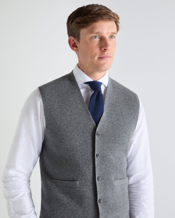 N.PEAL x TUCCI KNITTED TIE Blue