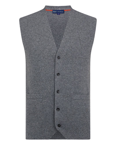 N.PEAL x TUCCI WAISTCOAT Elephant Grey