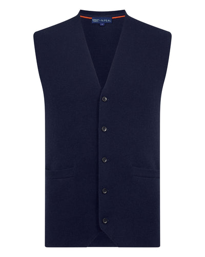N.PEAL x TUCCI WAISTCOAT Navy Blue