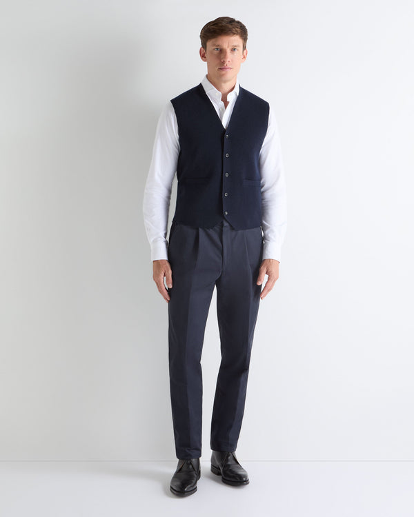 N.PEAL x TUCCI WAISTCOAT Navy Blue
