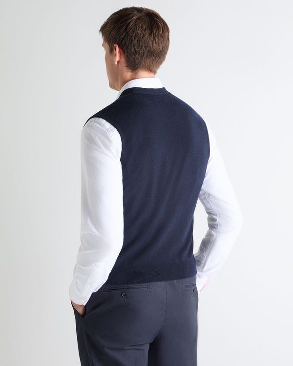 N.PEAL x TUCCI WAISTCOAT Navy Blue