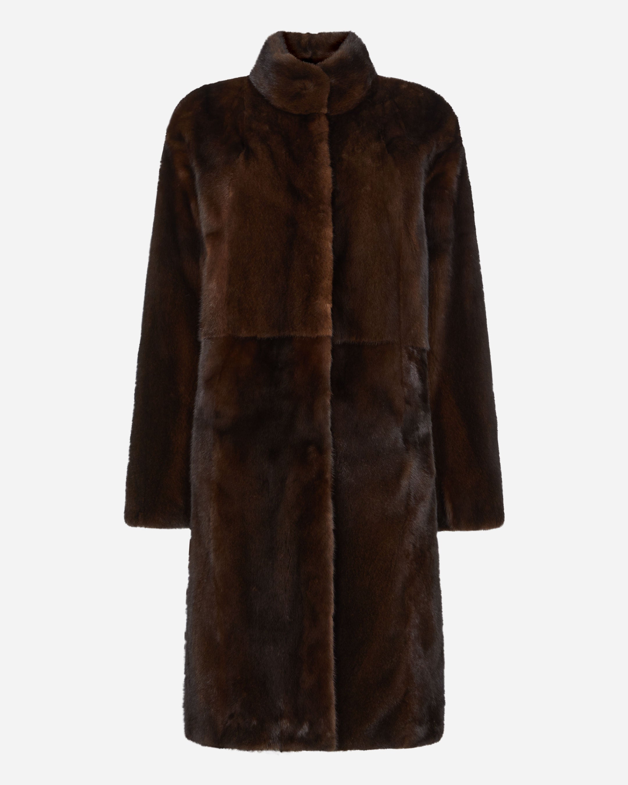 Mink coat Brown L shops or XL