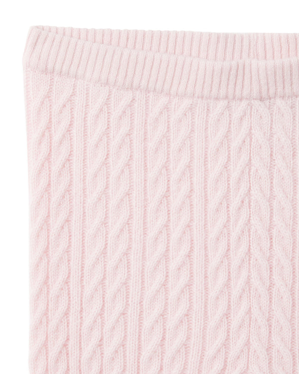 N.Peal Cable Cashmere Leggings Pale Pink