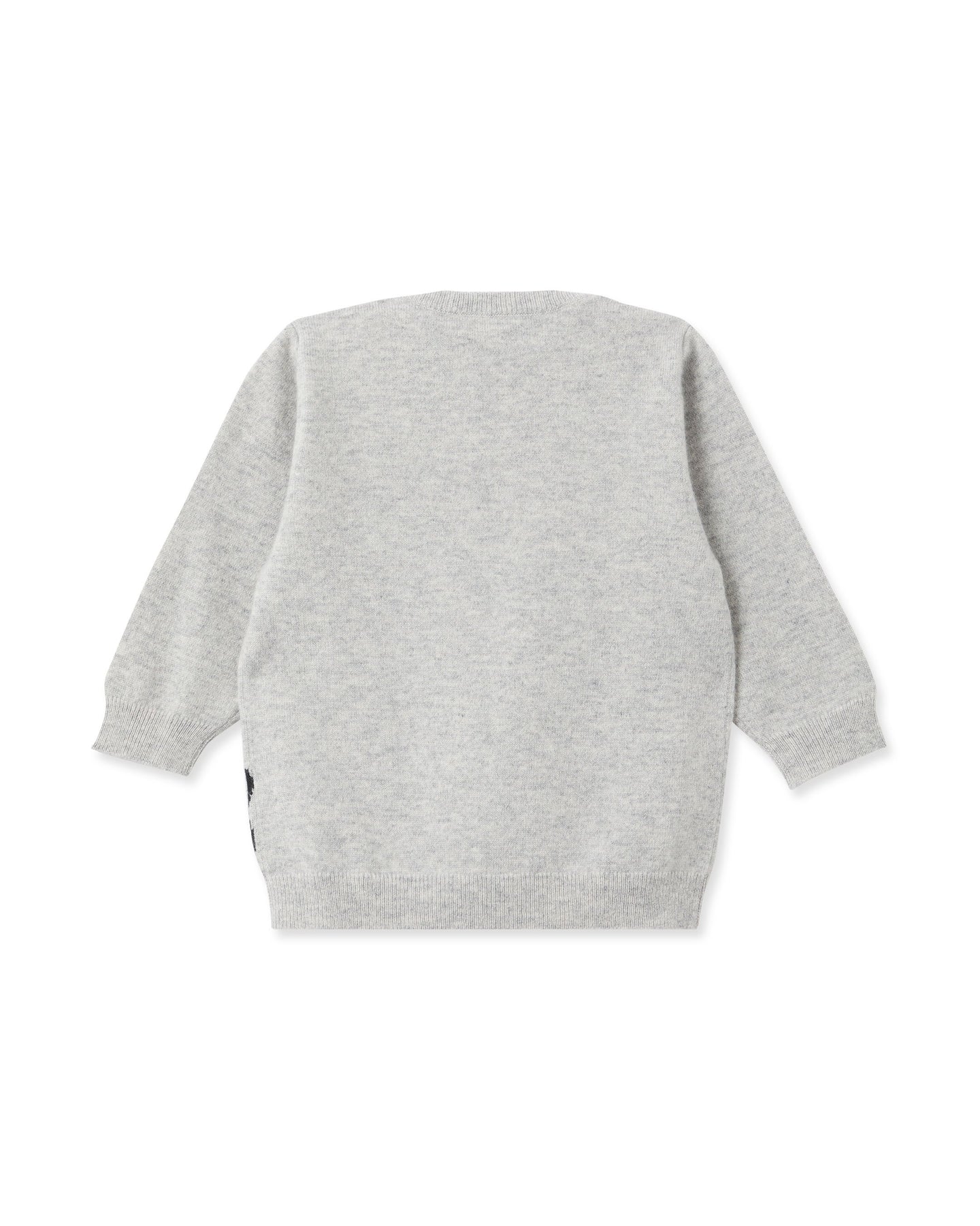 N.Peal Panda Cashmere Sweater Fumo Grey New Ivory White Black