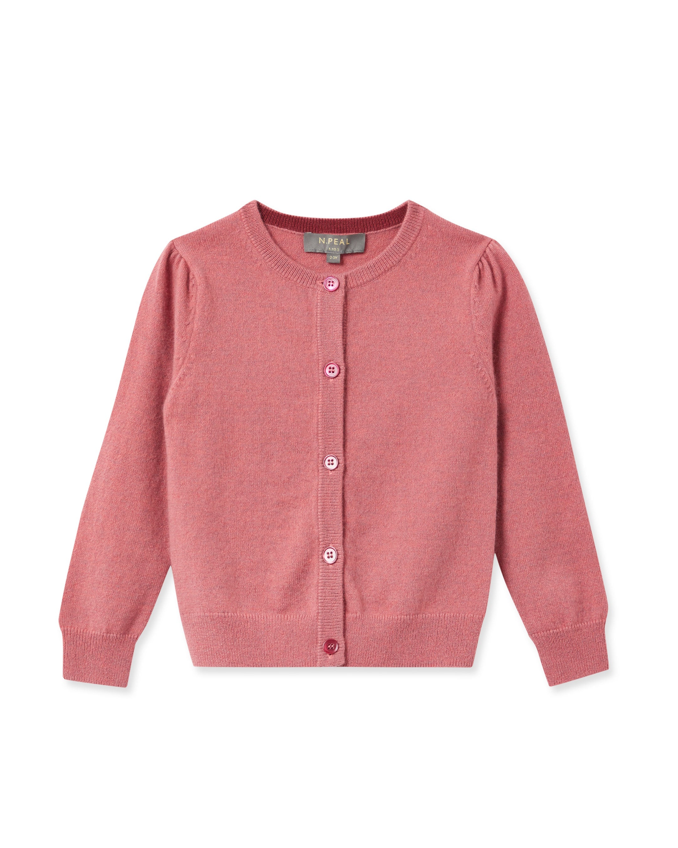 Girls pink cardigan top sweater