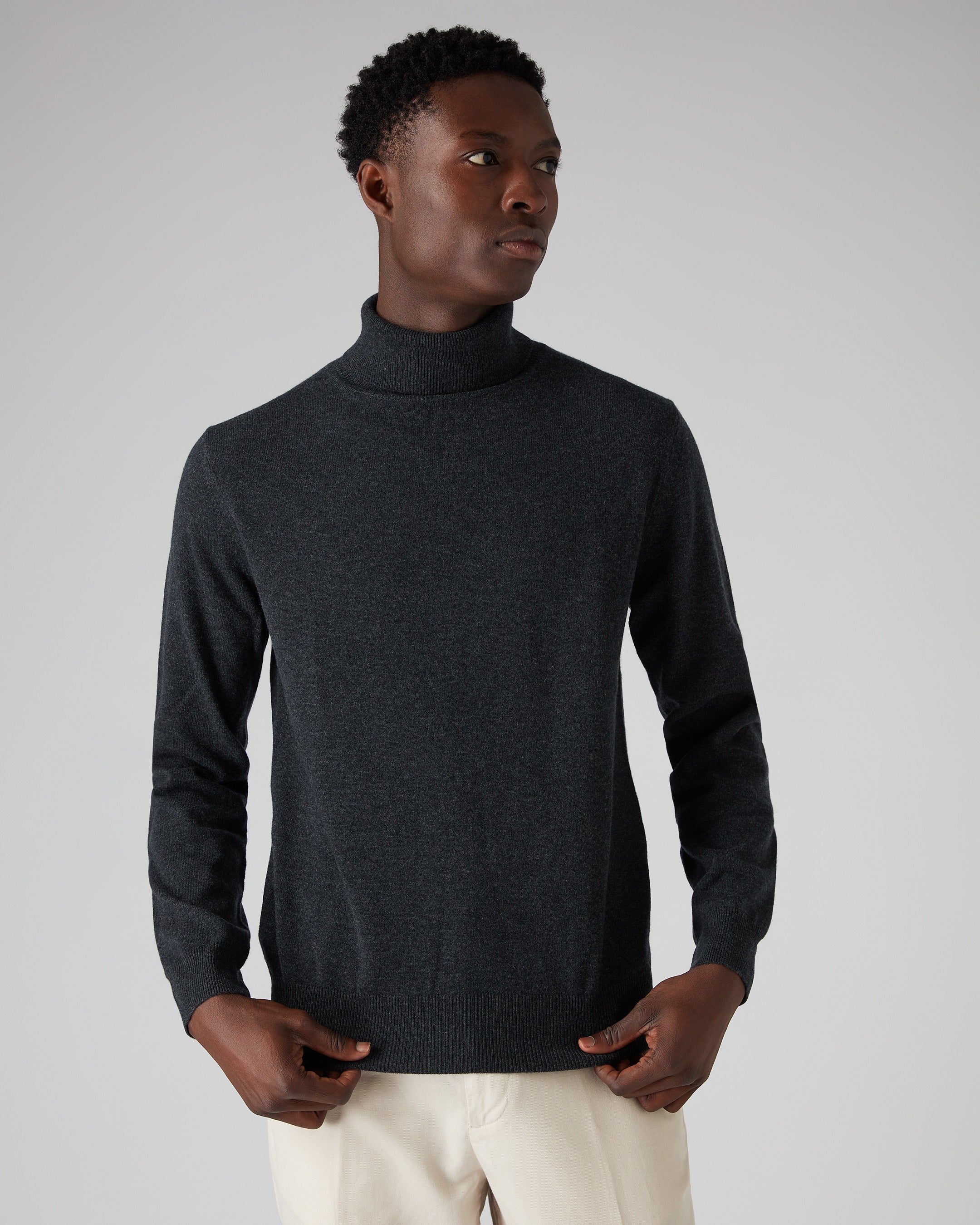 High collar hotsell jumper mens