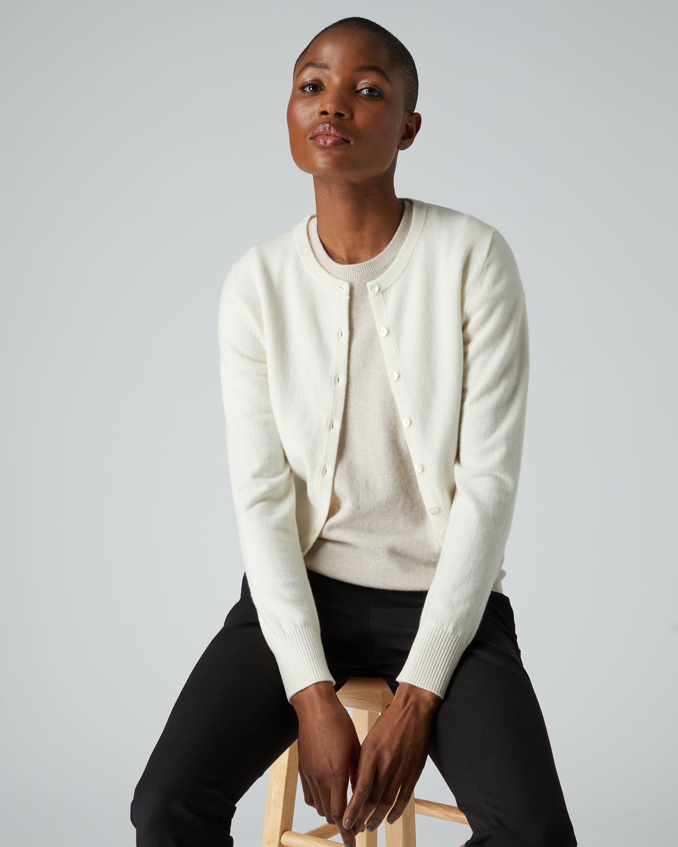 Ivory cardigan shop