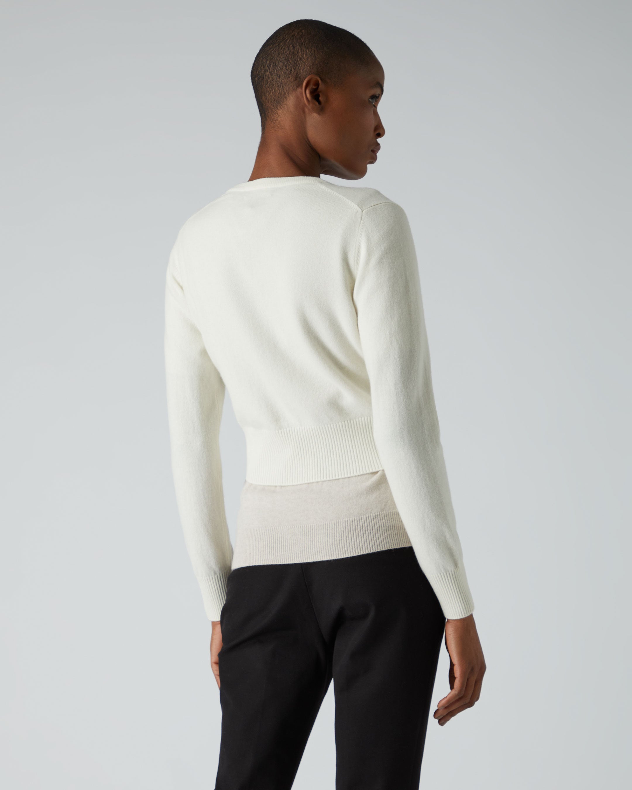 Bell sleeve store cashmere sweater