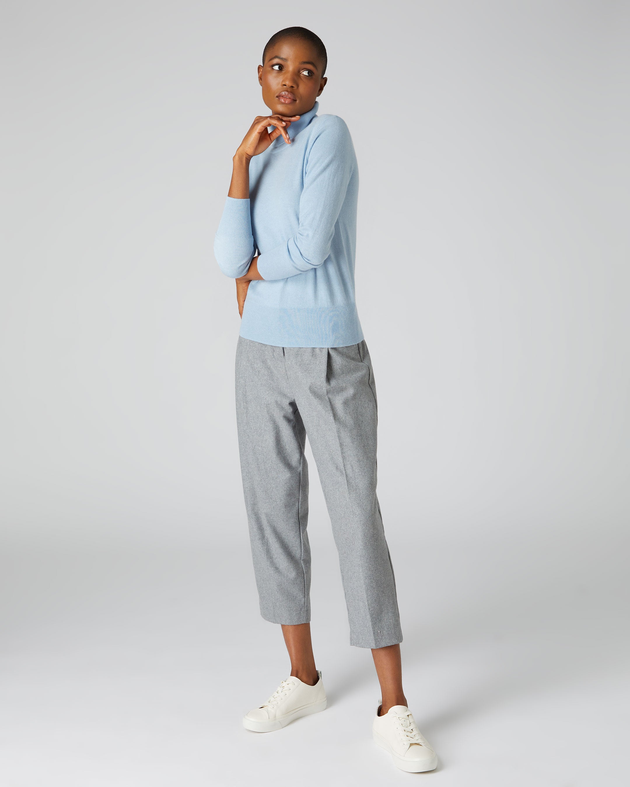 Pale blue womens clearance jumper