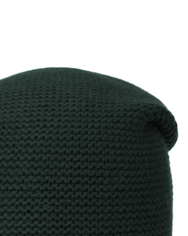 N.Peal Unisex Beanie Cashmere Hat Dark Green