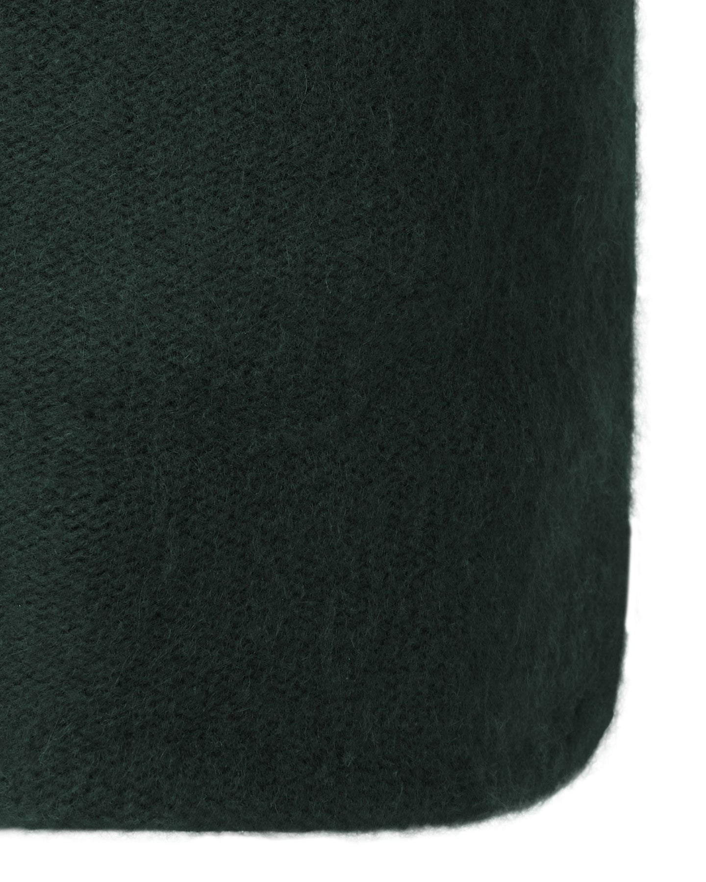 N.Peal Unisex Double Layer Cashmere Beanie Dark Green