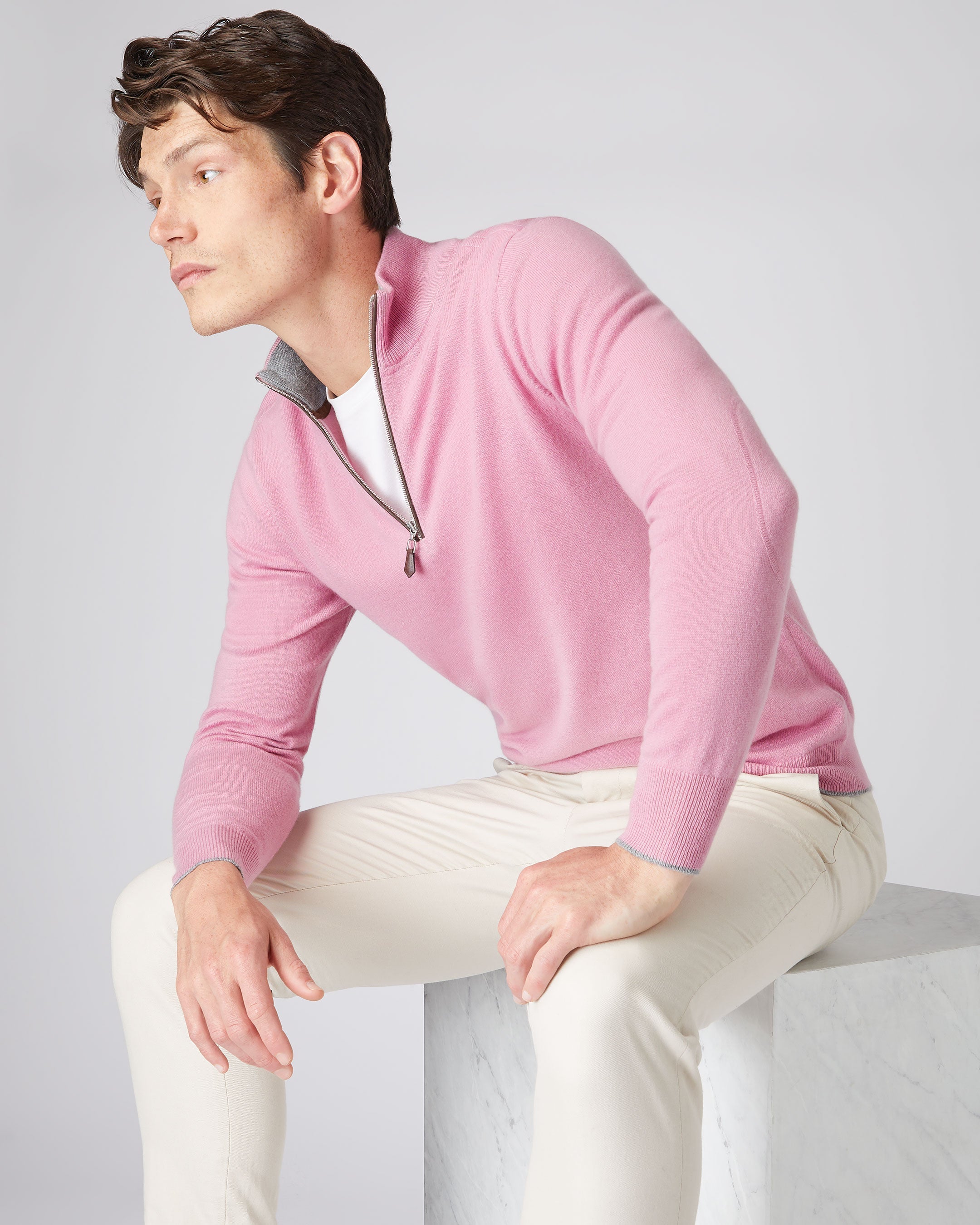 Baby pink 2025 jumper mens