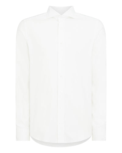 Men's Cashmere Touch Shirt White