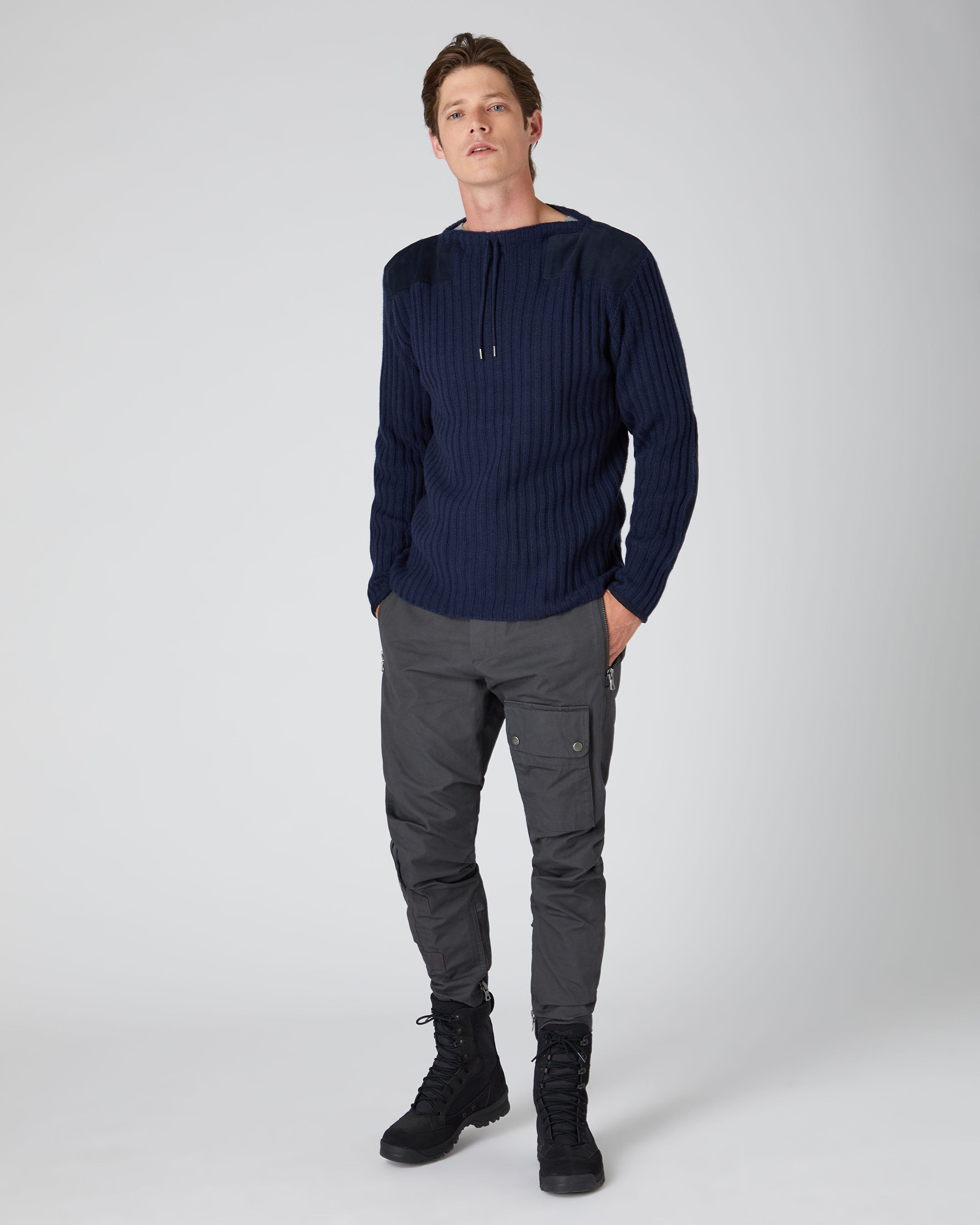 007 Combat Trousers Grey | N.Peal