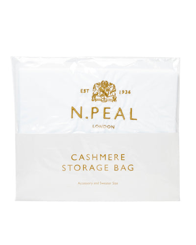 N.Peal Small Storage Bag White