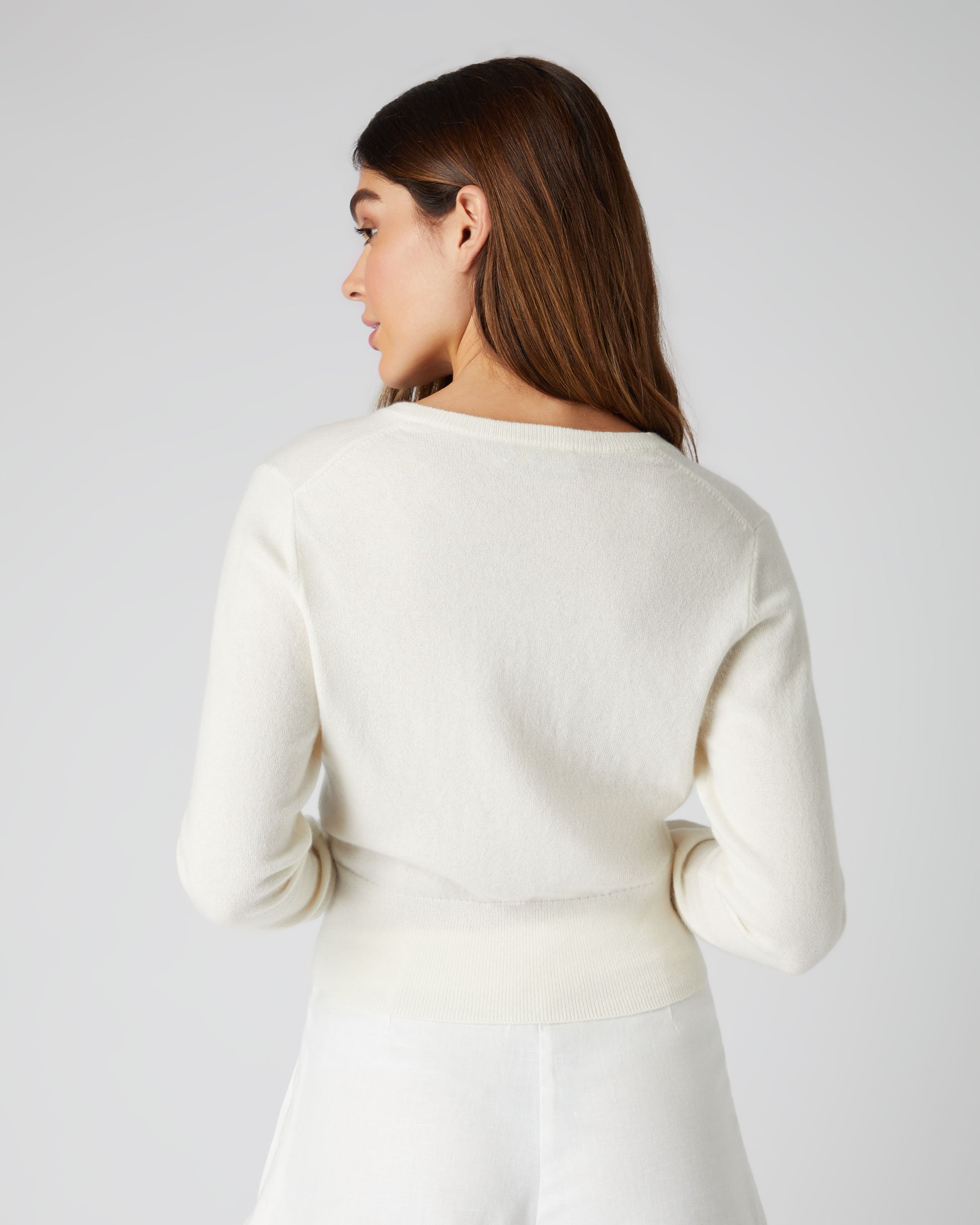 Cropped cashmere clearance jumper