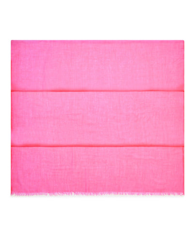 N.Peal Women's Ultrafine Pashmina Cashmere Shawl Vibrant Pink