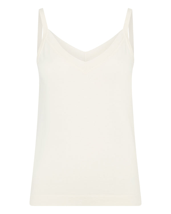 N.Peal Women's Cotton Cashmere Camisole New Ivory White