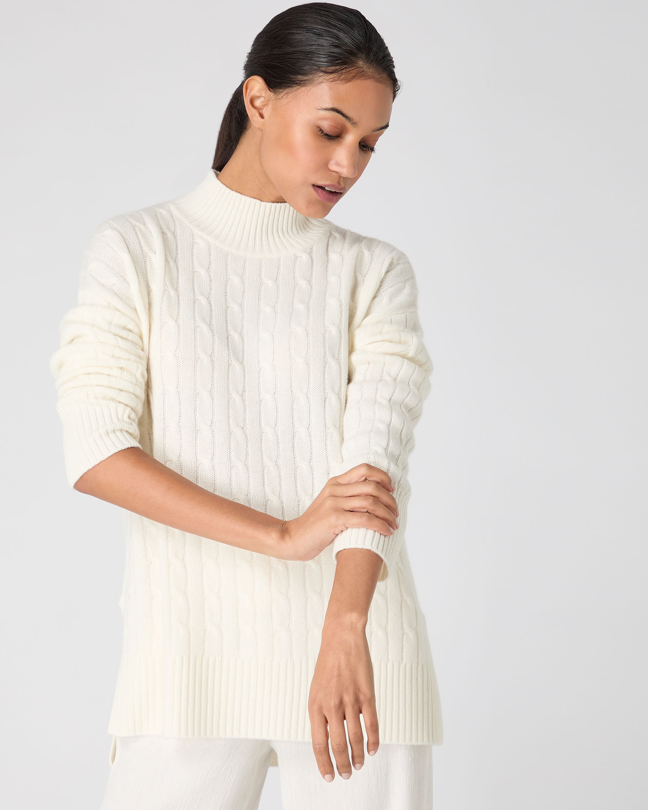 Women's Cashmere Roll Necks | Free Delivery | N.Peal