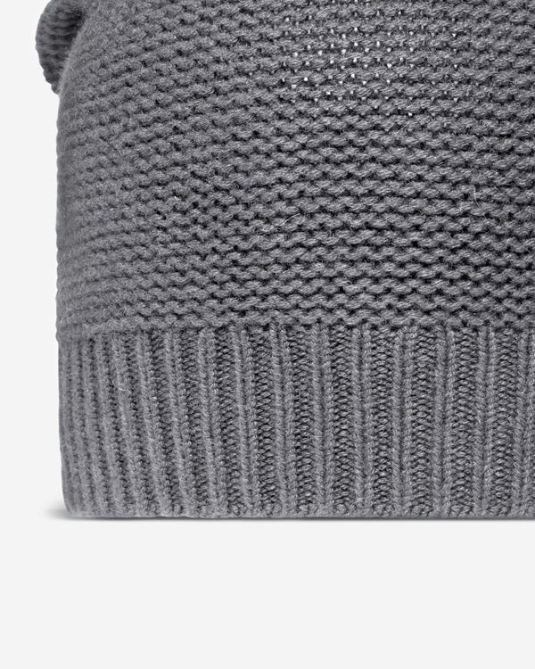 N.Peal Unisex Beanie Cashmere Hat Elephant Grey